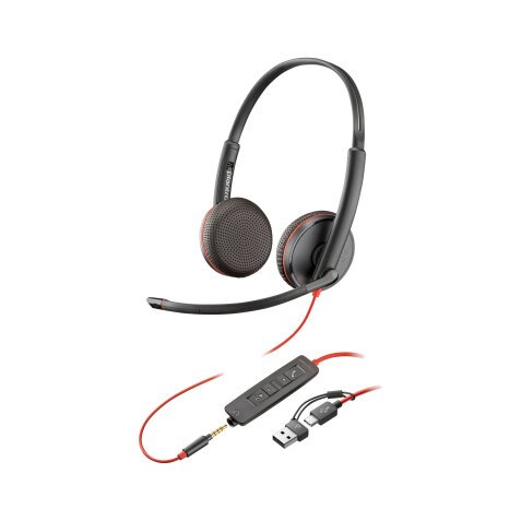 Casque micro filaire Poly Blackwire 3225