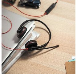 Wired HP Poly Blackwire 3225 headset