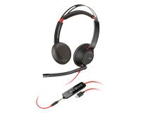 Auriculares con cable Poly Blackwire BW 5220 biaurales USB-C / USB-A / Jack 3,5mm