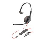 Casque micro filaire Poly Blackwire 3215