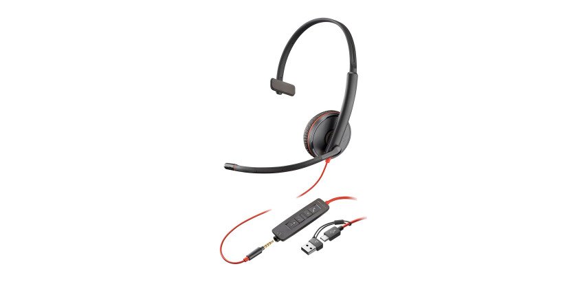 Casque micro filaire HP Poly Blackwire 3215