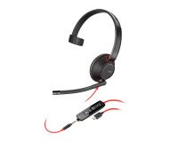 Auricular con cable Poly Blackwire BW 5210 monoaural USB-C / USB-A / Jack 3,5mm