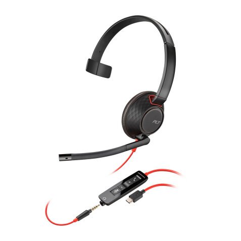 Micro headset met kabel Poly Blackwire 5210