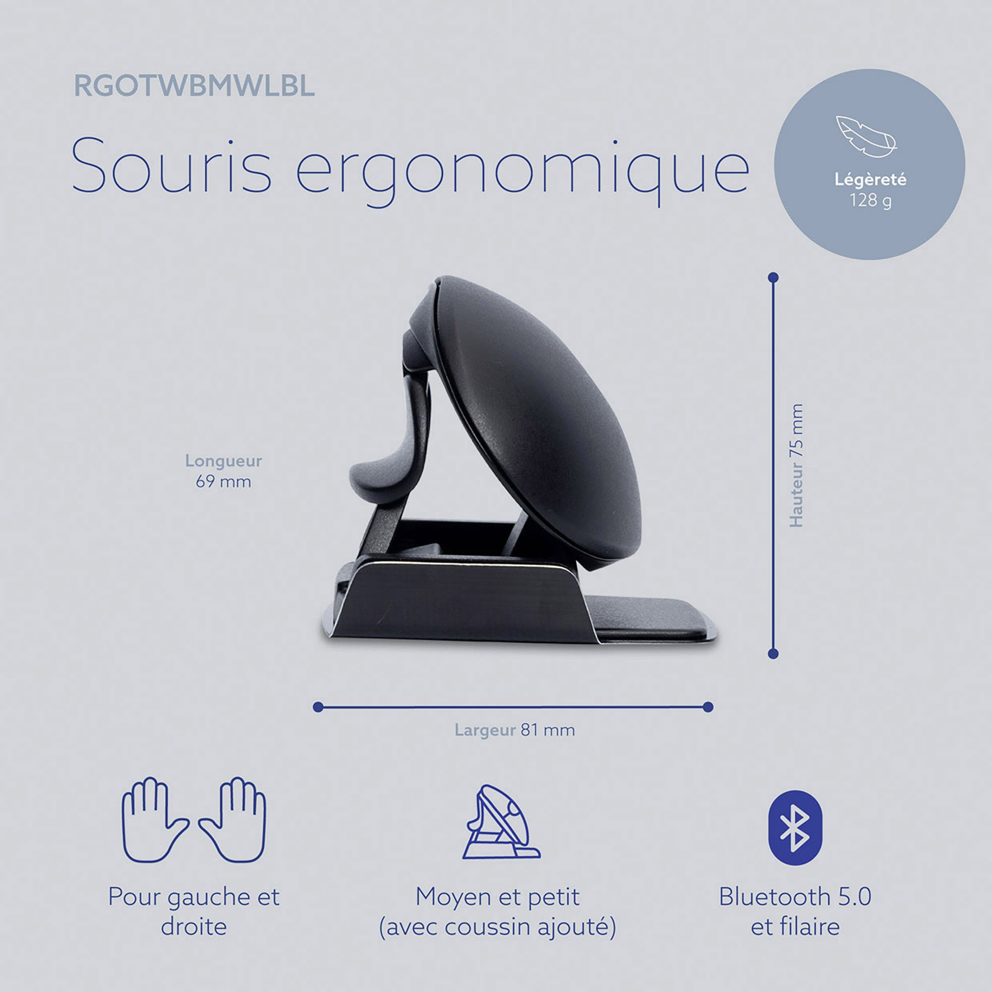 Souris sans fil R GO Tools Twister