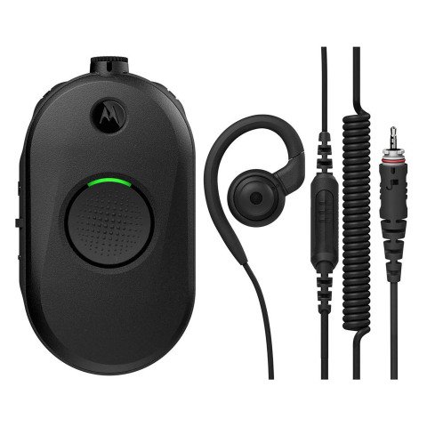 Radio móvil profesional ultraportátil con auricular Motorola CLP446e