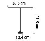 Lampe de bureau Led intégrée Pureline - Unilux - 13 W - Articulée