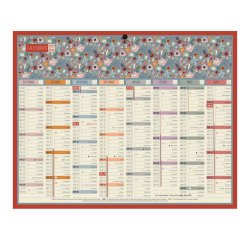 Calendrier bancaire 16 mois mini format 21 X 26,5 cm