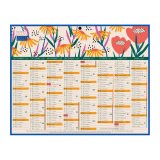 Calendrier bancaire 16 mois mini format 21 X 26,5 cm