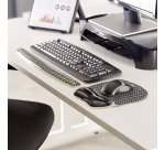 Tapis de souris repose-poignet gel-chevron