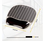 Tapis de souris repose-poignet gel-chevron