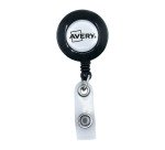 Enrouleur Avery avec lanière bouton pression - boîte de 10