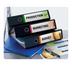 Etiquettes universelles classeurs à levier 192 x 61 mm Avery L4761 - Pochette de 100