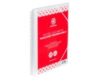 Documentenbeschermer met spiraalbinding BRUNEAU doorzichtig polypropyleen A4 60 hoesjes - 120 zichten
