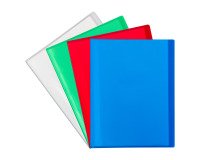 Protège-documents polypropylène translucide A4 20 pochettes - 40 vues - couleurs assorties