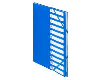 Plastic folder Bruneau with 12 divisions A4 - assorted colors