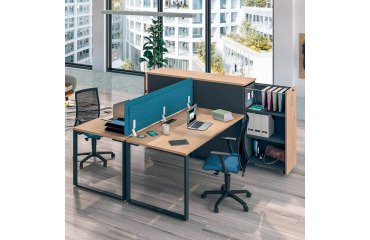 Mobile ad estrazione salvaspazio 3 scomparti Intuitiv'