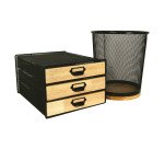 Módulo archivador Pierre-Henry 3 cajones metal/madera