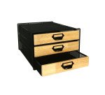 Módulo archivador Pierre-Henry 3 cajones metal/madera