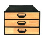 Módulo archivador Pierre-Henry 3 cajones metal/madera