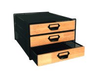 Módulo archivador Pierre-Henry 3 cajones metal/madera