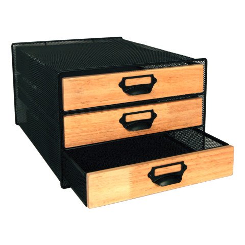 Módulo archivador Pierre-Henry 3 cajones metal/madera