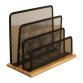 Brievenhouder Pierre-Henry mesh/hout