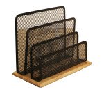 Range-lettres Pierre-Henry métal/bois