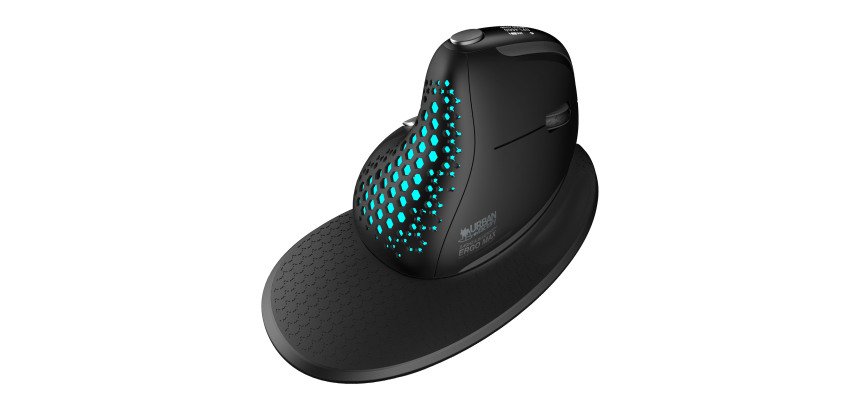 Ratón ergonómico vertical inalámbrico Ergo Max de Urban Factory (para diestros) RF Wireless + Bluetooth 4000 DPI