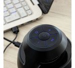 Altavoz bluethooth y lámpara LED efecto llama