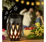 Altavoz bluethooth y lámpara LED efecto llama
