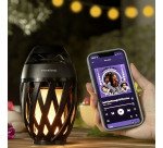 Altavoz bluethooth y lámpara LED efecto llama