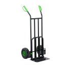 Diable acier 250kg bavette mixte - Roues increvables