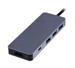 Hub Concentrador TnB iClick 6 en 1 USB tipo C (HDMI, USB-A, USB-C)
