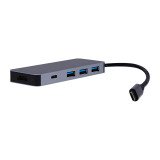 Hub Concentrador TnB iClick 6 en 1 USB tipo C (HDMI, USB-A, USB-C)