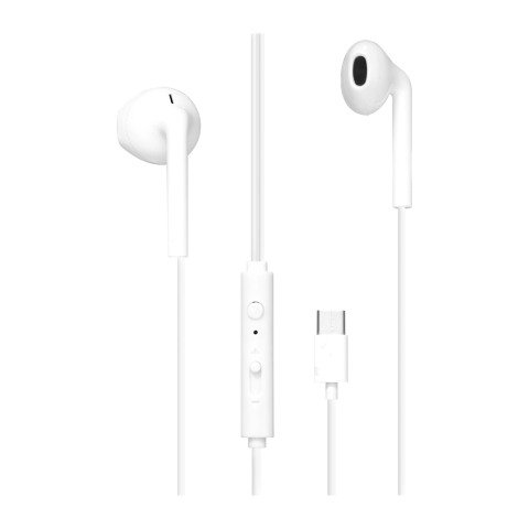 Auriculares con cable USB-C BUDS TnB blanco