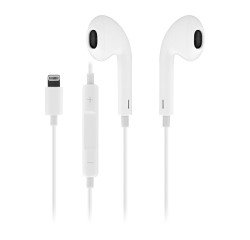 Auriculares con cable y micrófono Lightning CURV TnB Way blancos