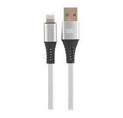 Cable usb A/Lightning 2m TnB Way iPhone/iPad/iPod gris