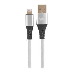 Cable usb A/Lightning 2m TnB Way iPhone/iPad/iPod gris