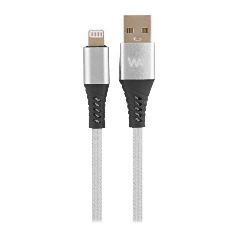 Cable usb A/Lightning 2m TnB Way iPhone/iPad/iPod gris