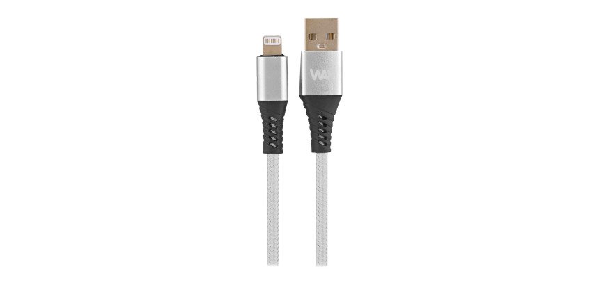 Cable usb A/Lightning 2m TnB Way iPhone/iPad/iPod gris