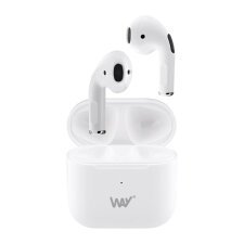 Auriculares inalámbricos "palo corto" TWS Melody 2 Bluetooth 5.2 TnB Way Blancos