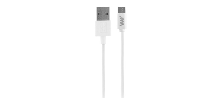 Cable USB-A/C 1m TnB Way blanco