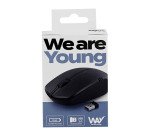 Ratón inalámbrico TnB Way negro