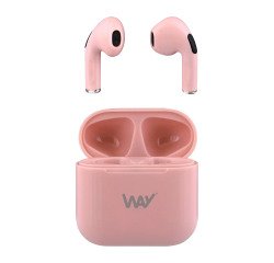 Auriculares inalámbricos "palo corto" TWS Melody 2 Bluetooth 5.2 TnB Way Rosa