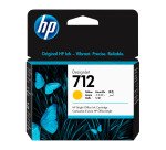 Cartouche HP 712 authentique couleurs séparées pour imprimante jet d'encre
