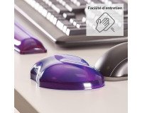 Reposamuñecas de gel para ratón Fellowes Crystal