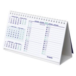 Tischkalender 2023 Brepols Standard Format 21 x 12,5 cm