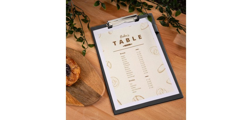 Porte-bloc standard 23,5 x 35,5 cm noir