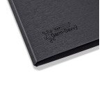 porte-bloc à rabat A4 noir - lot de 4