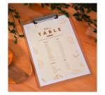 Porte-bloc isorel 23,1 x 33, 2 cm brun - lot de 12